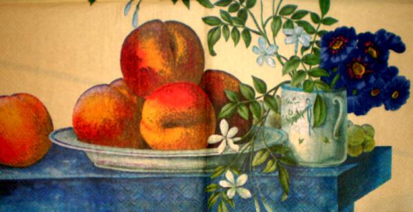 047 Lemons,  Oranges - 3-ply (blue) - Ihr